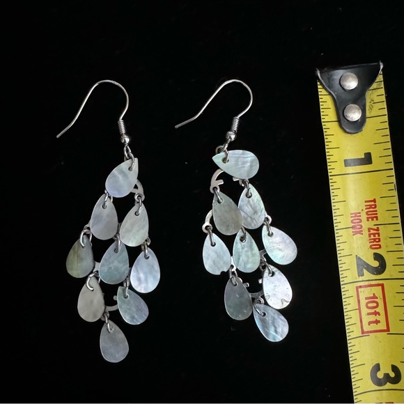 Women’s Top - Olive Green V-Neck with Sequins by For Joseph Fortune - Size M - Picture 15 of 16